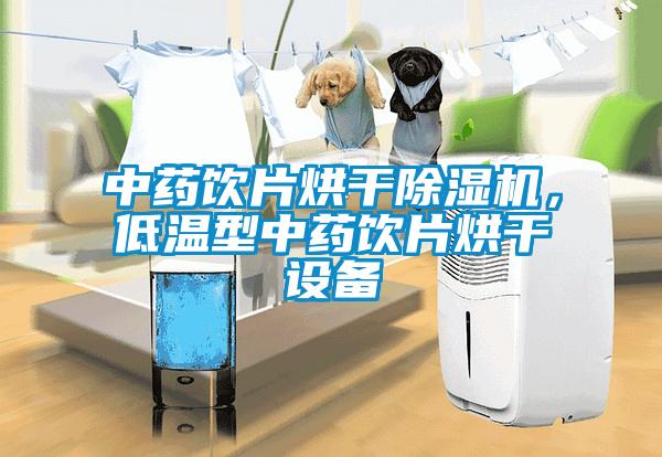 中藥飲片烘干除濕機，低溫型中藥飲片烘干設備