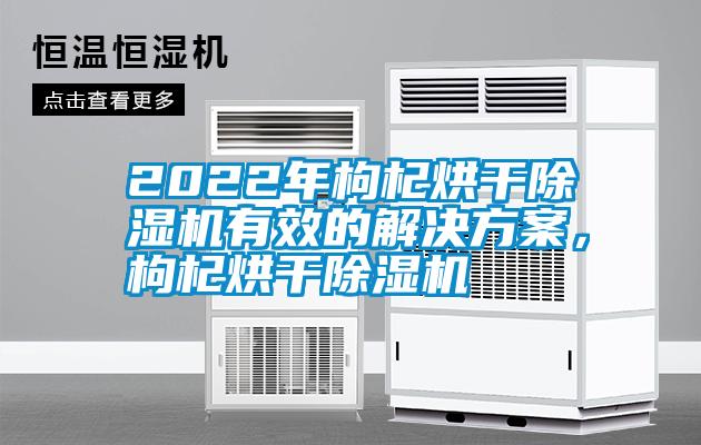 2022年枸杞烘干除濕機有效的解決方案，枸杞烘干除濕機