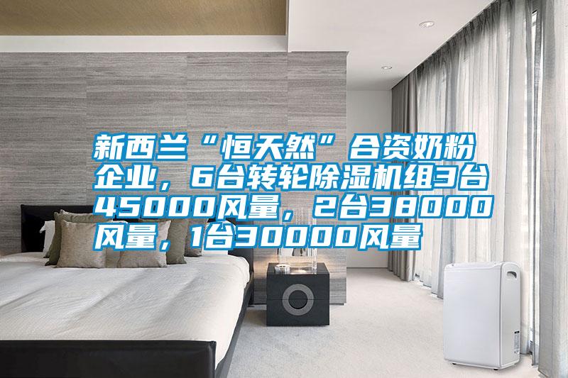 新西蘭“恒天然”合資奶粉企業(yè)，6臺(tái)轉(zhuǎn)輪除濕機(jī)組3臺(tái)45000風(fēng)量，2臺(tái)38000風(fēng)量，1臺(tái)30000風(fēng)量