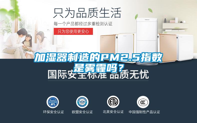 加濕器制造的PM2.5指數(shù)是霧霾嗎？