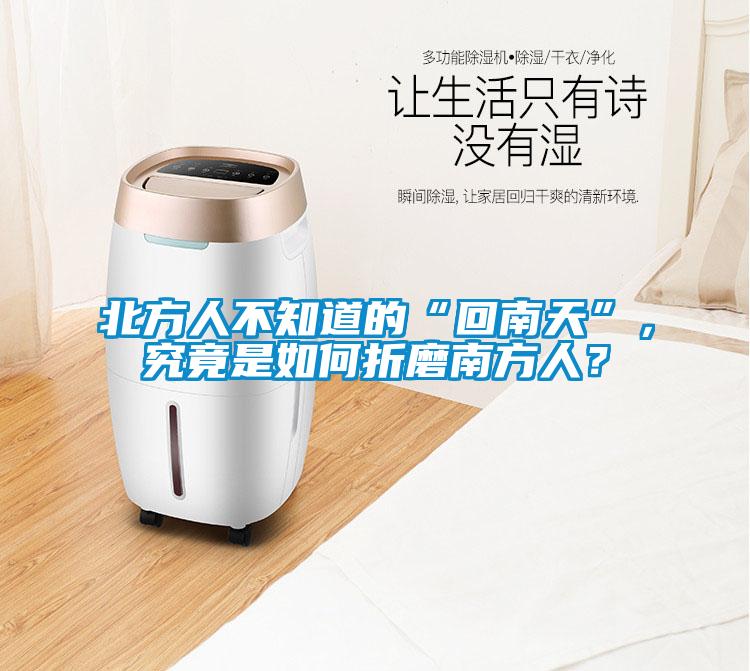北方人不知道的“回南天”，究竟是如何折磨南方人？