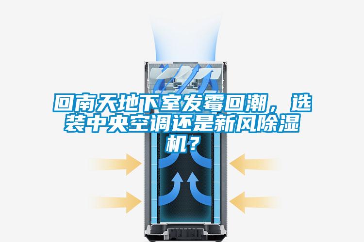 回南天地下室發(fā)霉回潮，選裝中央空調(diào)還是新風(fēng)除濕機(jī)？