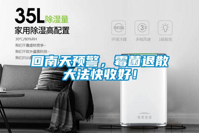 回南天預(yù)警，霉菌退散大法快收好！