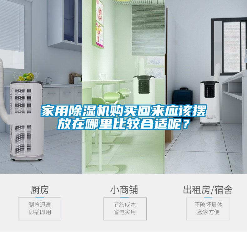 家用除濕機購買回來應(yīng)該擺放在哪里比較合適呢？