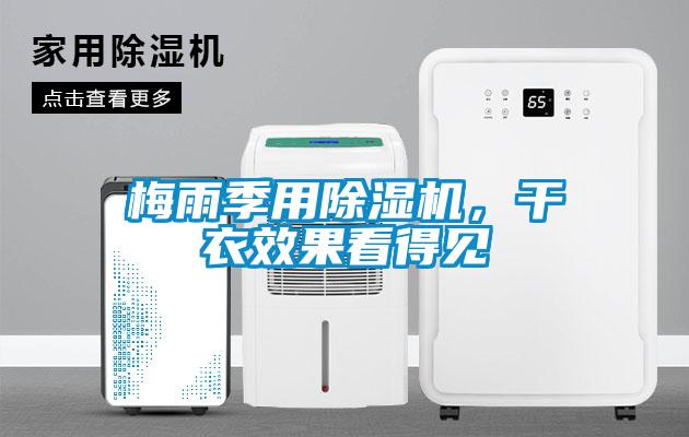 梅雨季用除濕機，干衣效果看得見