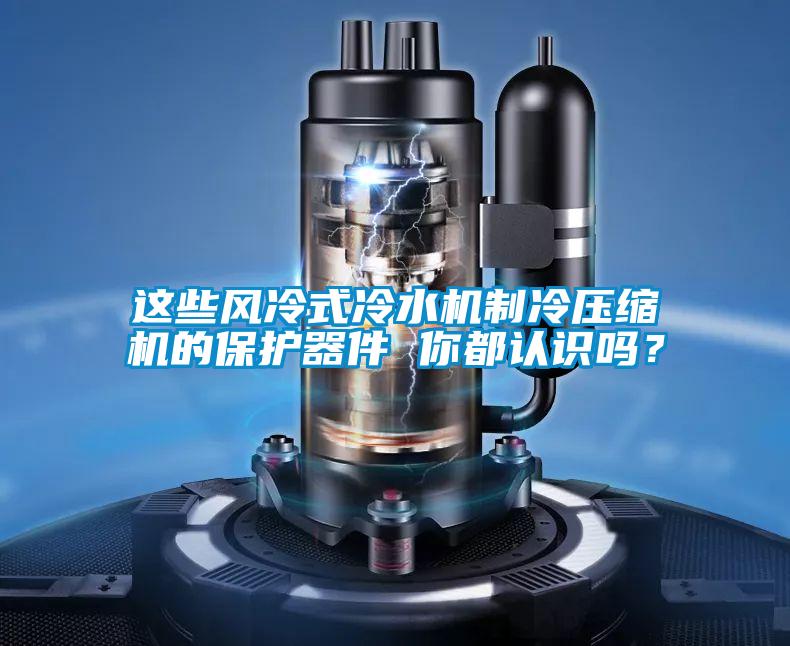 這些風冷式冷水機制冷壓縮機的保護器件 你都認識嗎？