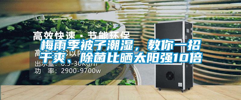 梅雨季被子潮濕，教你一招干爽、除菌比曬太陽強(qiáng)10倍