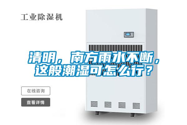 清明，南方雨水不斷，這般潮濕可怎么行？