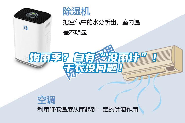梅雨季？自有“沒雨計”！干衣沒問題！