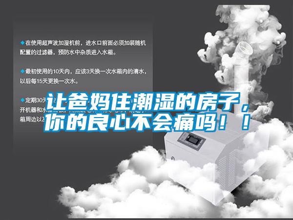 讓爸媽住潮濕的房子，你的良心不會痛嗎??！
