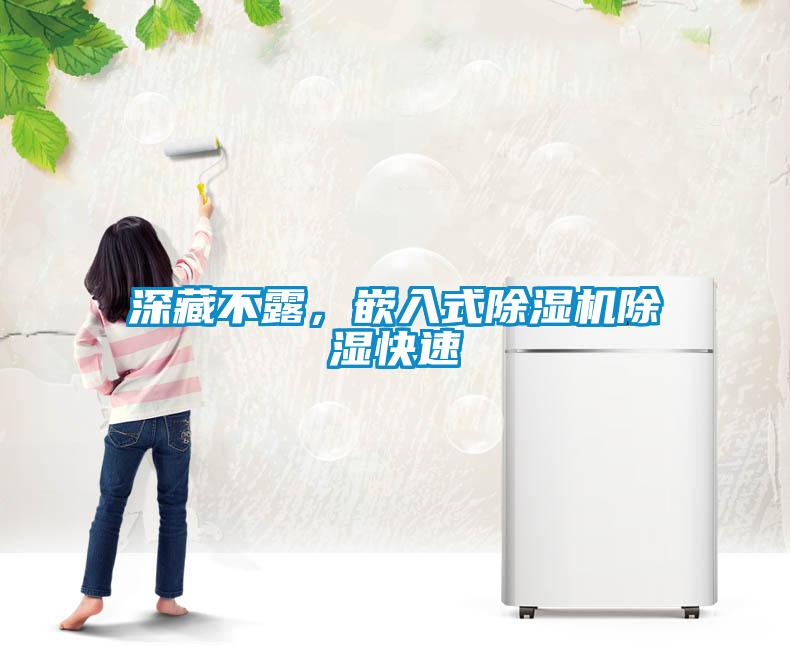 深藏不露，嵌入式除濕機除濕快速