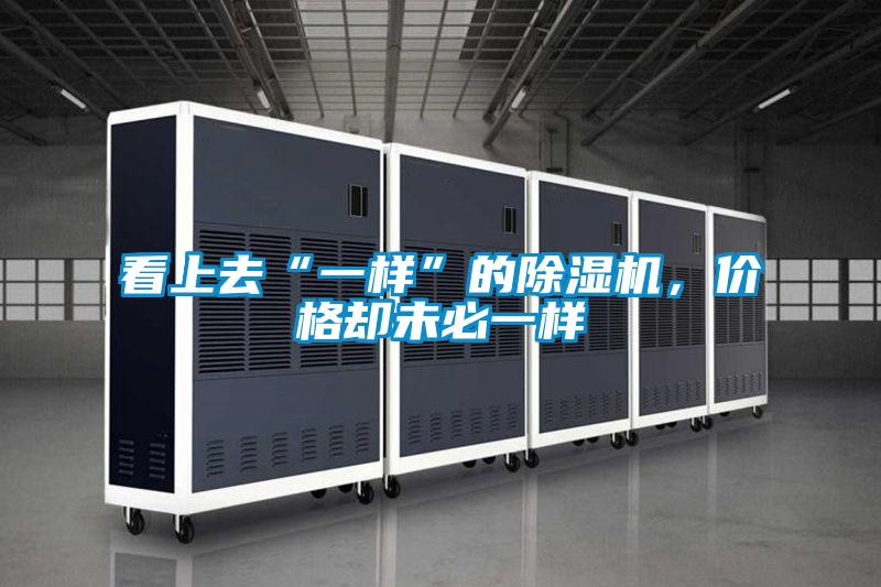看上去“一樣”的除濕機(jī)，價(jià)格卻未必一樣