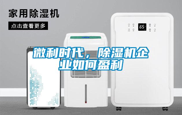 微利時(shí)代，除濕機(jī)企業(yè)如何盈利