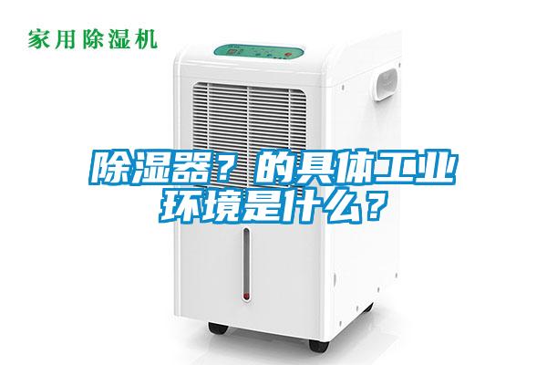 除濕器？的具體工業(yè)環(huán)境是什么？