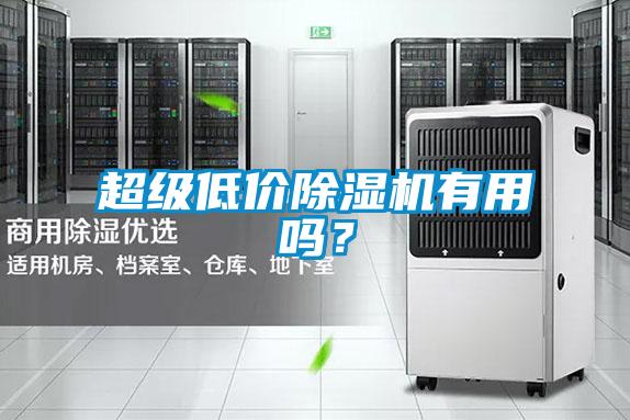 超級低價除濕機有用嗎？