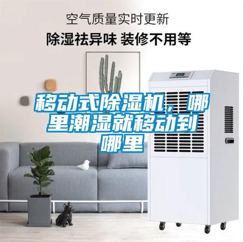 移動式除濕機，哪里潮濕就移動到哪里