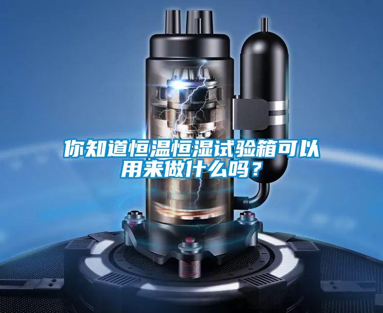 你知道恒溫恒濕試驗箱可以用來做什么嗎？