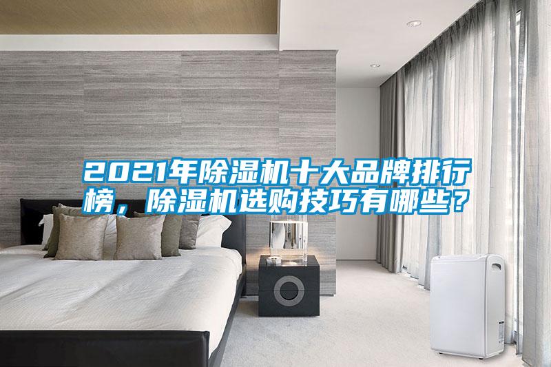 2021年除濕機十大品牌排行榜，除濕機選購技巧有哪些？