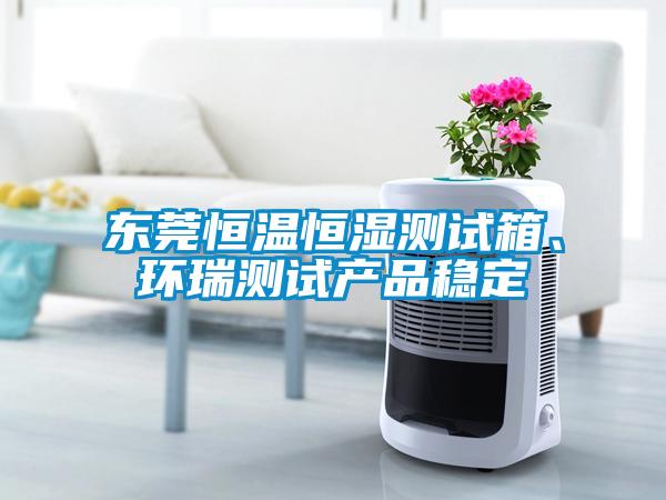 東莞恒溫恒濕測試箱、環(huán)瑞測試產(chǎn)品穩(wěn)定