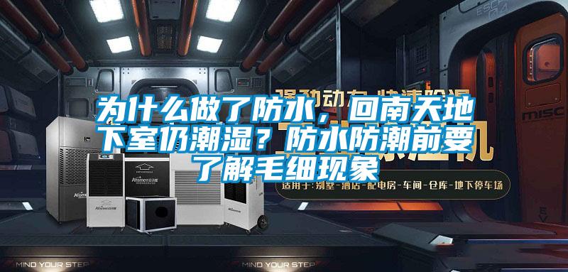 為什么做了防水，回南天地下室仍潮濕？防水防潮前要了解毛細現(xiàn)象