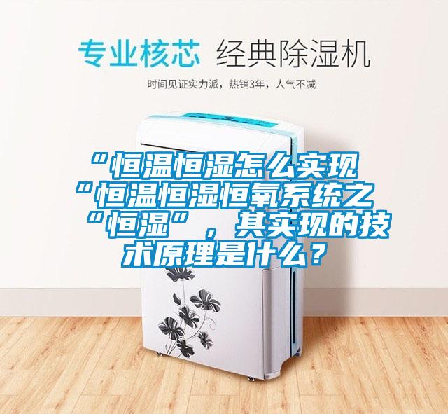 “恒溫恒濕怎么實(shí)現(xiàn)“恒溫恒濕恒氧系統(tǒng)之“恒濕”，其實(shí)現(xiàn)的技術(shù)原理是什么？