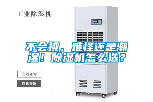 不會挑，難怪還是潮濕！除濕機怎么選？