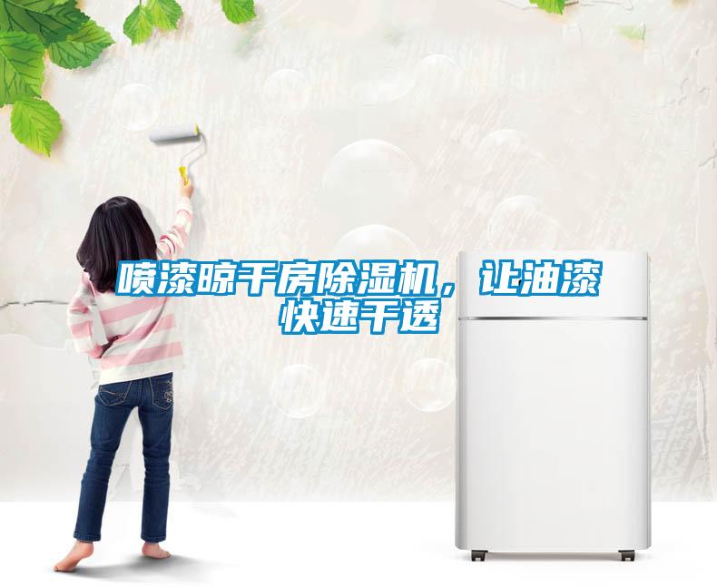 噴漆晾干房除濕機，讓油漆快速干透