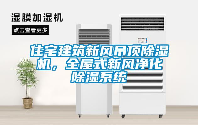 住宅建筑新風(fēng)吊頂除濕機(jī)，全屋式新風(fēng)凈化除濕系統(tǒng)