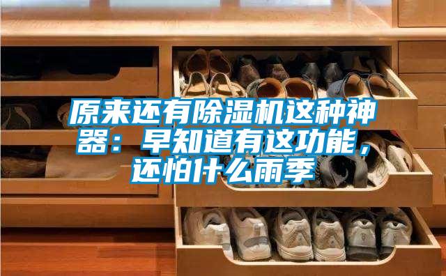原來(lái)還有除濕機(jī)這種神器：早知道有這功能，還怕什么雨季