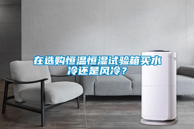 在選購恒溫恒濕試驗(yàn)箱買水冷還是風(fēng)冷？