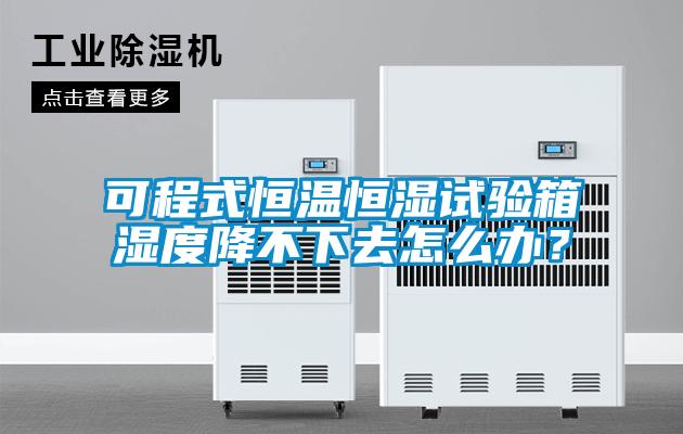可程式恒溫恒濕試驗(yàn)箱濕度降不下去怎么辦？