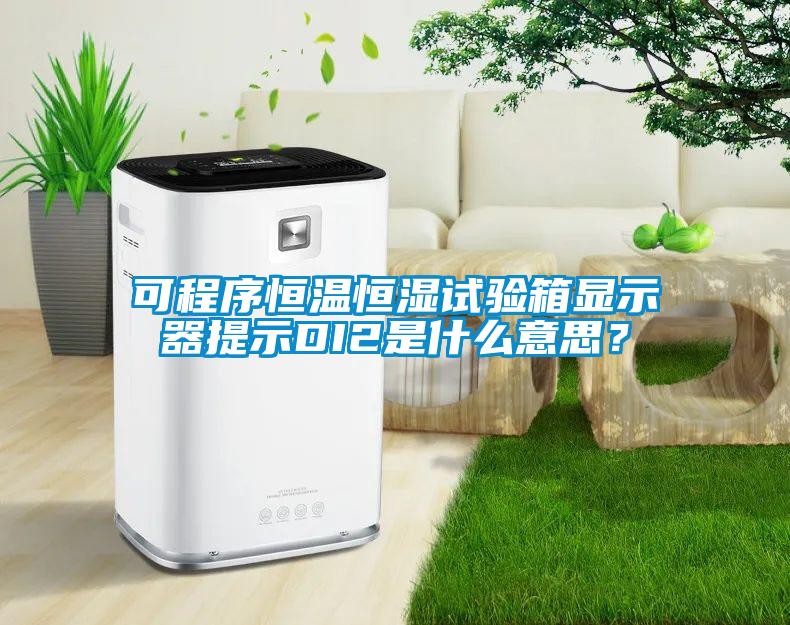 可程序恒溫恒濕試驗(yàn)箱顯示器提示DI2是什么意思？