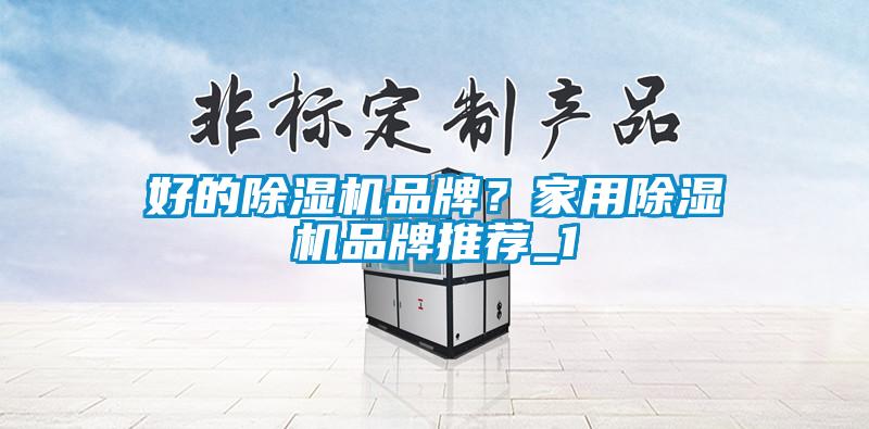 好的除濕機品牌？家用除濕機品牌推薦_1