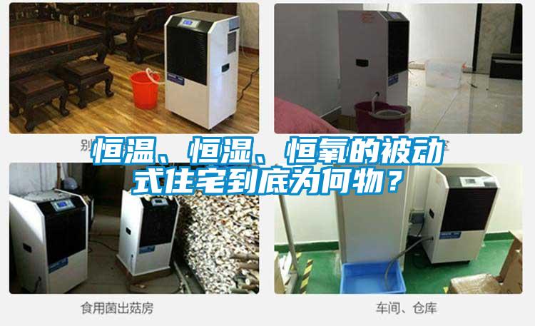 恒溫、恒濕、恒氧的被動式住宅到底為何物？
