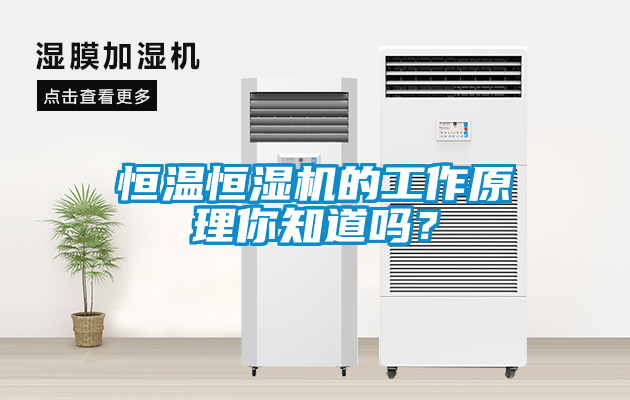恒溫恒濕機(jī)的工作原理你知道嗎？