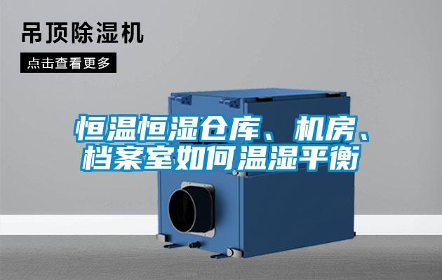 恒溫恒濕倉庫、機(jī)房、檔案室如何溫濕平衡