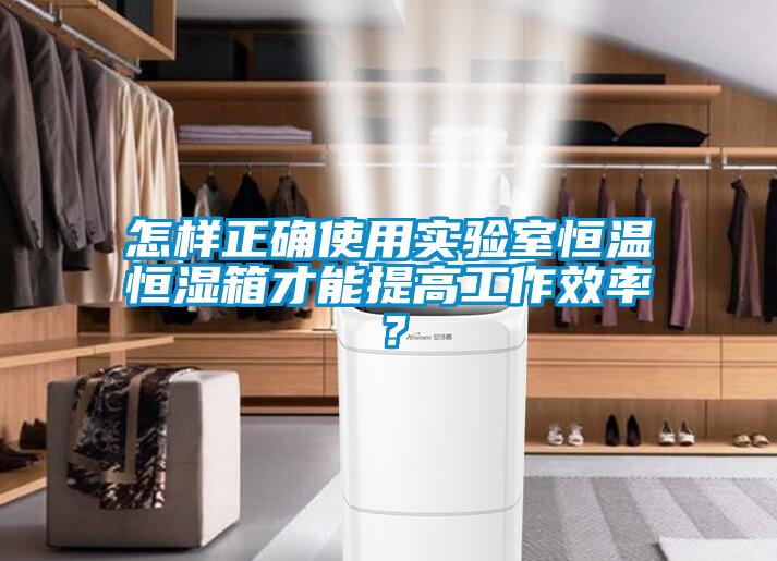 怎樣正確使用實(shí)驗(yàn)室恒溫恒濕箱才能提高工作效率？