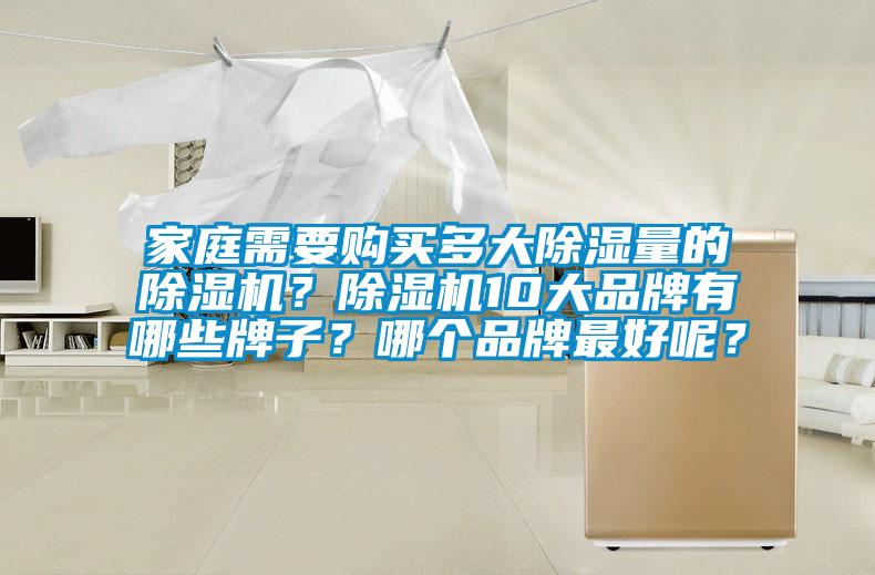 家庭需要購買多大除濕量的除濕機？除濕機10大品牌有哪些牌子？哪個品牌最好呢？
