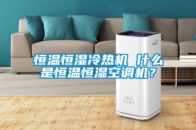 恒溫恒濕冷熱機(jī) 什么是恒溫恒濕空調(diào)機(jī)？