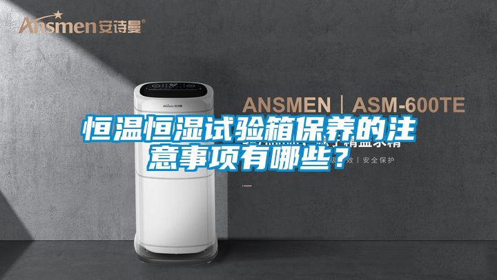 恒溫恒濕試驗(yàn)箱保養(yǎng)的注意事項(xiàng)有哪些？