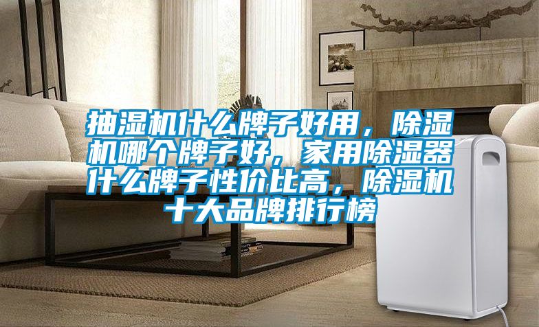 抽濕機什么牌子好用，除濕機哪個牌子好，家用除濕器什么牌子性價比高，除濕機十大品牌排行榜
