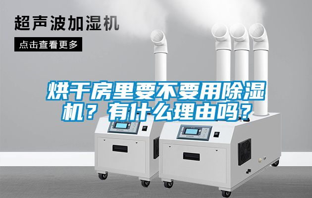 烘干房里要不要用除濕機(jī)？有什么理由嗎？