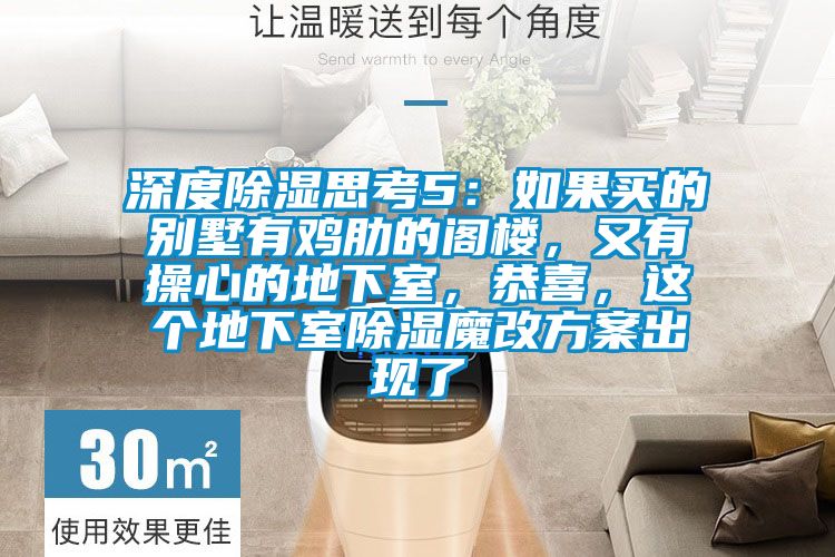 深度除濕思考5：如果買(mǎi)的別墅有雞肋的閣樓，又有操心的地下室，恭喜，這個(gè)地下室除濕魔改方案出現(xiàn)了