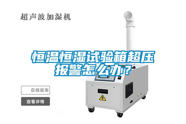 恒溫恒濕試驗(yàn)箱超壓報警怎么辦？