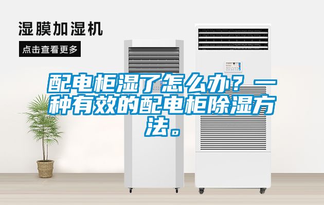 配電柜濕了怎么辦？一種有效的配電柜除濕方法。