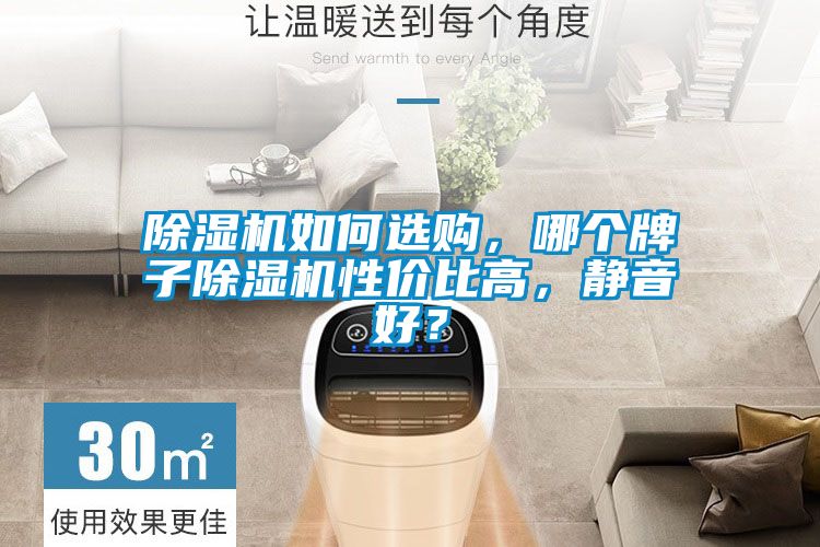 除濕機如何選購，哪個牌子除濕機性價比高，靜音好？