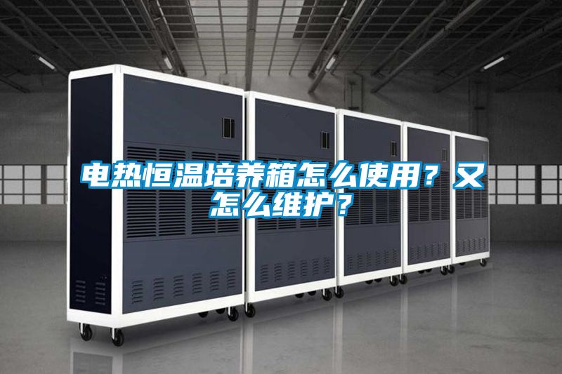 電熱恒溫培養(yǎng)箱怎么使用？又怎么維護(hù)？