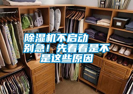 除濕機(jī)不啟動(dòng)   別急！先看看是不是這些原因