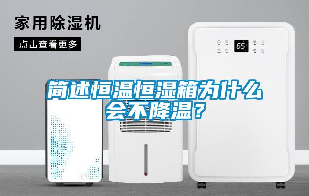 簡述恒溫恒濕箱為什么會不降溫？