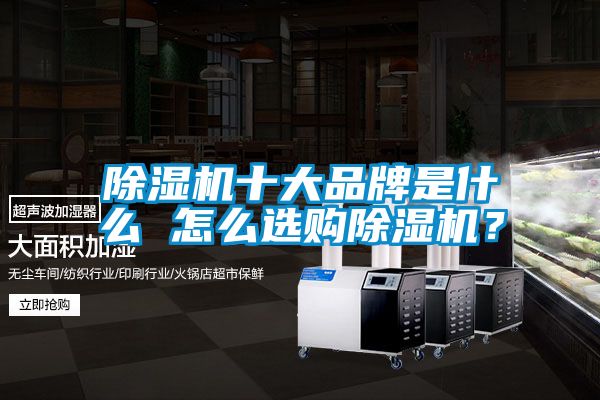 除濕機十大品牌是什么 怎么選購除濕機？